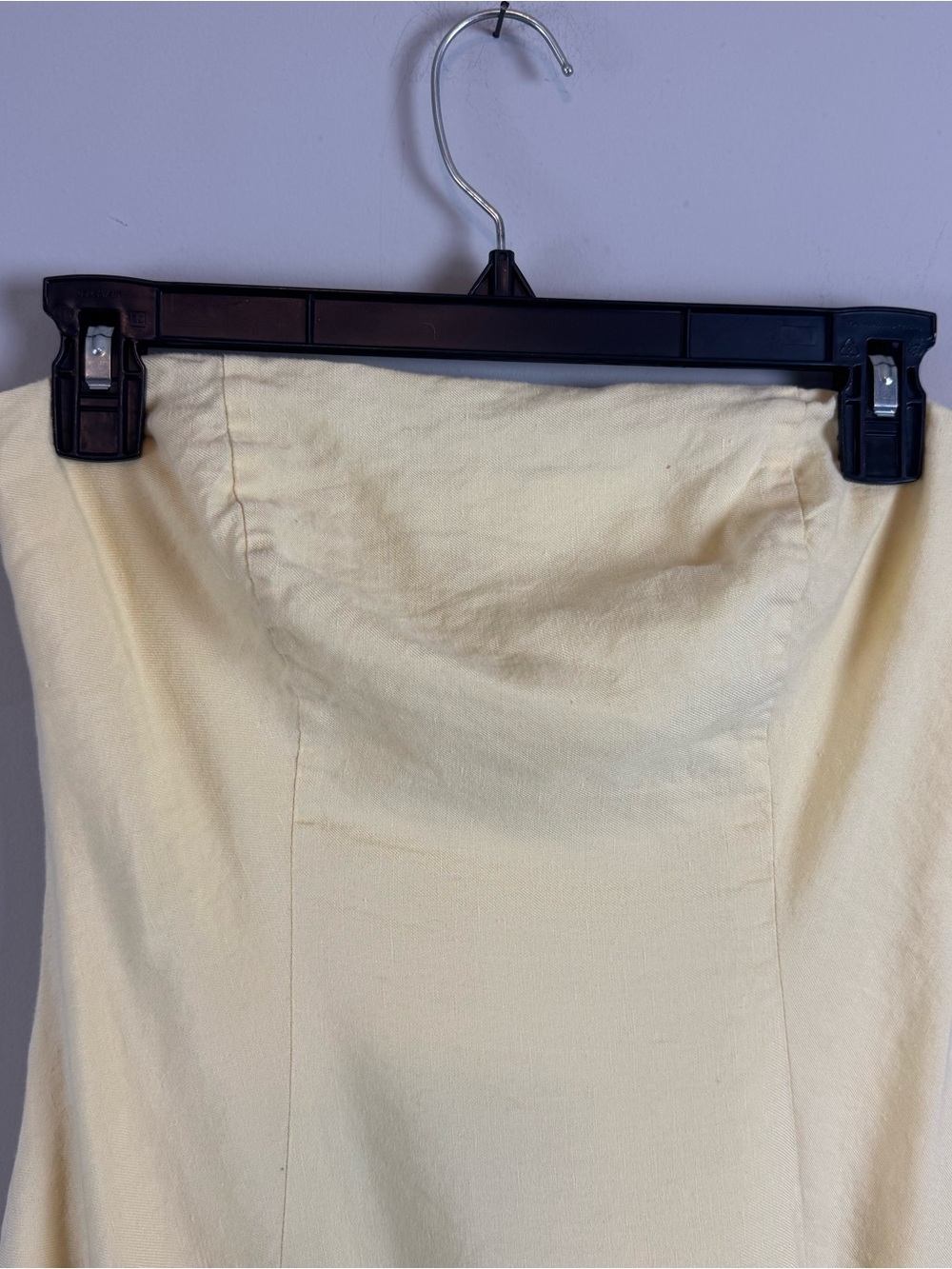 Favorite Daughter The Favorite Linen Dress Strapless Maxi MoonBeam Dress 4 - Picture 10 of 15